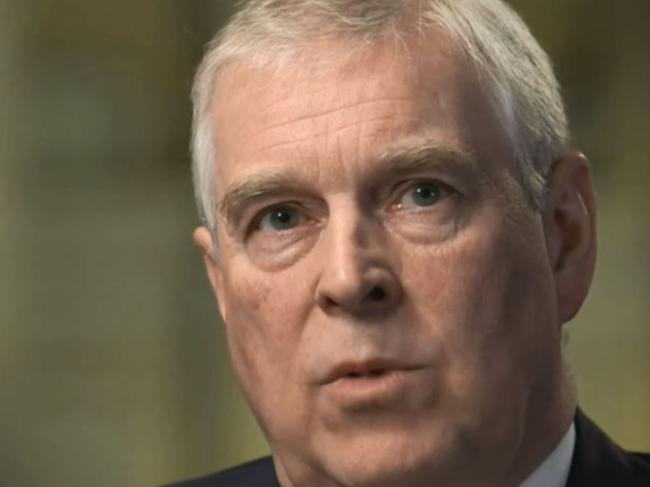 Prince Andrew during his infamous BBC interview.