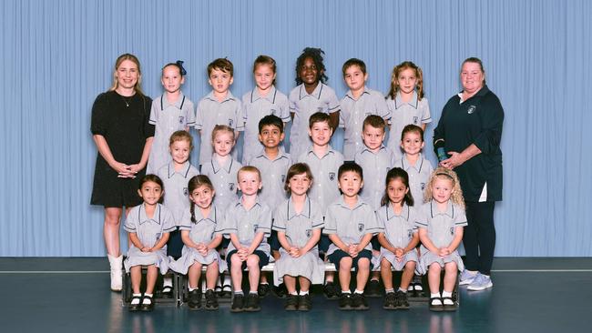 02/09/2024 - The Essington School, Transition ABack row (left to right): Miss Stevie (Teacher), Evie Balmer, Walter Anderson, Georgia Camilleri, Angela Oriowo, Michael Athanasiou, Sophia Nahas Barclay, Ms Sonya (Co-educator)Middle row (left to right): Leila Byrne, Zoey Ferguson, Avyang Kamath, Xander White, Ryan Bahur, Paraskevi HoareFront row (left to right): Joya Reilly, Melina Yiannitsaros, Archie Smith, Zoe Fonda, James Kim, Shivani Graves, Julissa Ferguson Picture: Advanced Life Photography