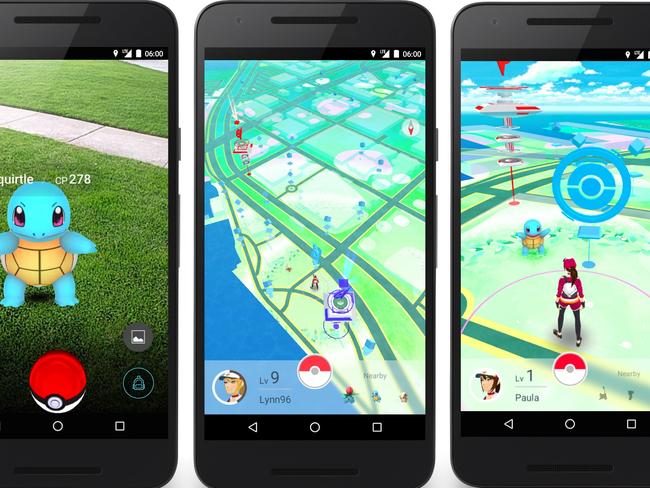 The app uses GPS in your smartphone to tell you where Pokemon are located.