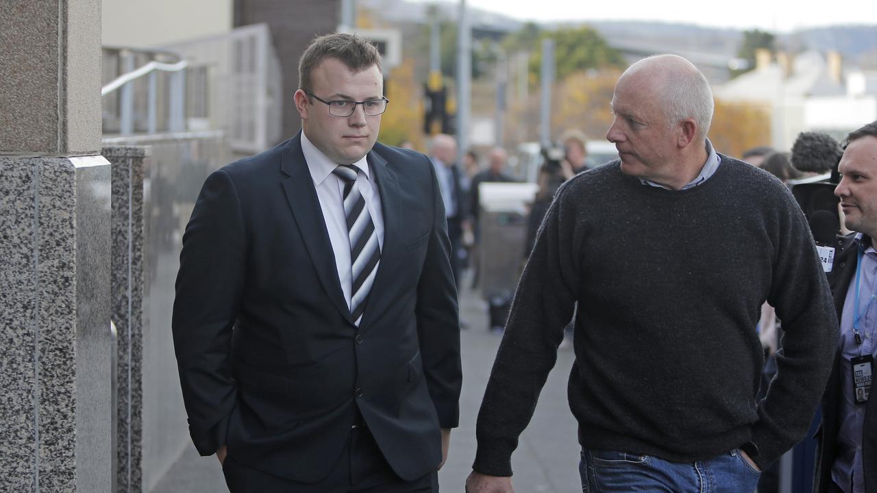 Hobart police officer convicted of assaulting a man who was in police ...