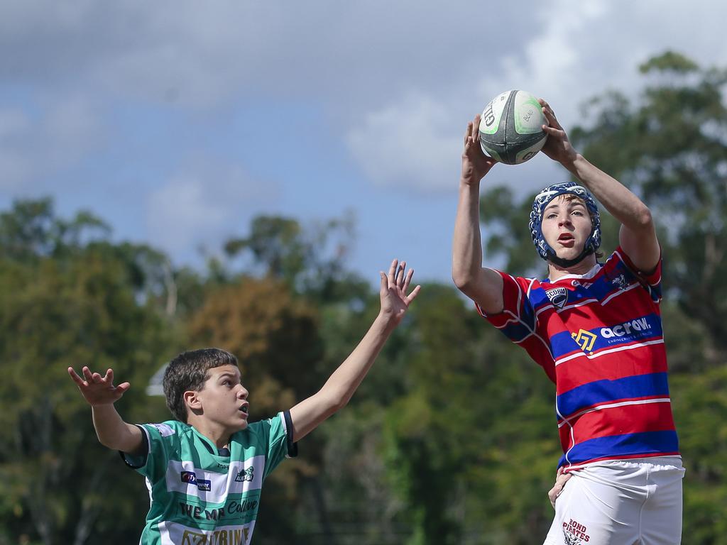 GCDRU Juniors round 13 Bond Pirates v PBC Alleygators U-16 . Picture: Glenn Campbell