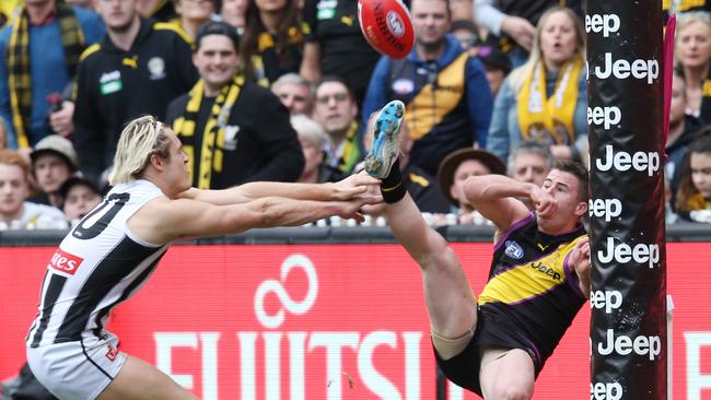 Jack Higgins’ goal-of-the-year contender. Picture: Michael Klein