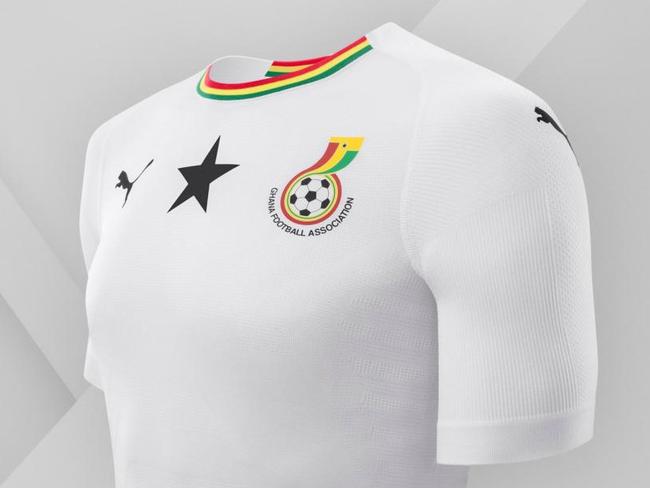 Ghana's white Puma away kit