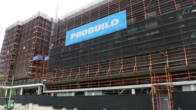 Probuild was one of the major builders to go under this year. Picture: NCA NewsWire / Andrew Henshaw