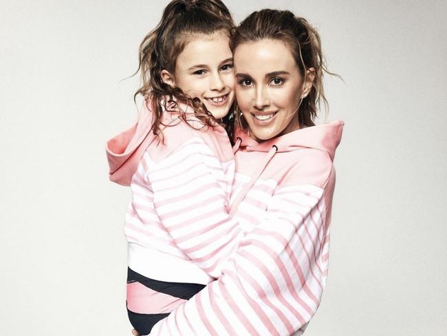 Bec Judd and daughter Billie in the new Jaggad Mini Me collection. Pic: Instagram