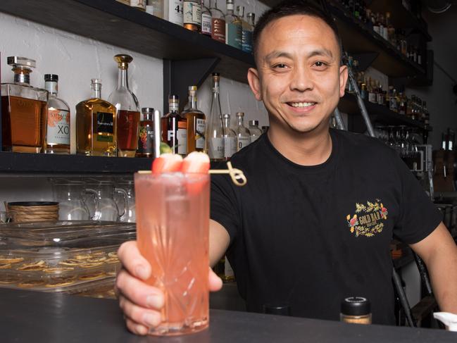 Lucas Song is the new owner of Robbie Browns at Kingston Beach.Picture: Linda Higginson