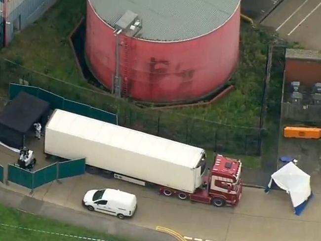 The refrigerated container, which was reportedly turned and capable of plunging to temperatures of -25 degrees.