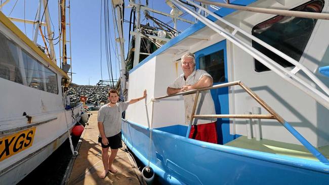 OVERHAUL: Mackay trawlers Camen McMillan and owner Warren Dean likely to be impacted by reforms.