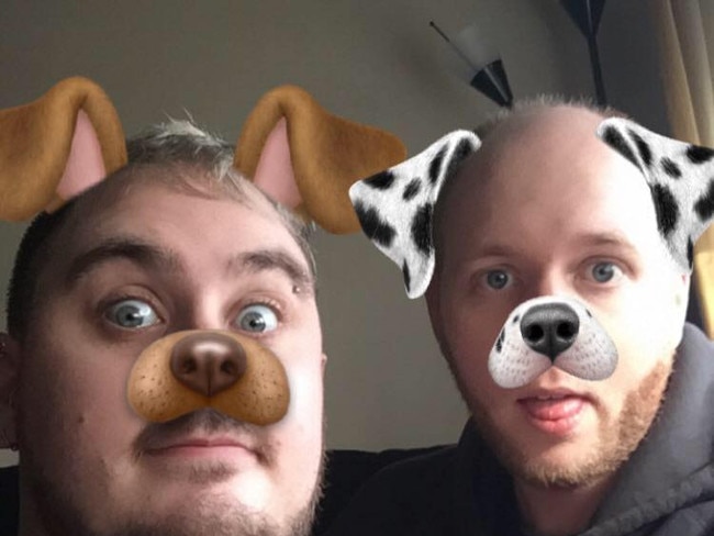 Ben Heels and his fiance Tristan Cullinan-Smayle enjoyed posting their dress-up photos on social media.