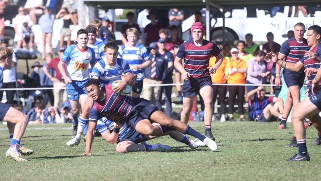 GPS First XV rugby grand final between TSS and Nudgee College. 9 September 2023 Southport Picture by Richard Gosling