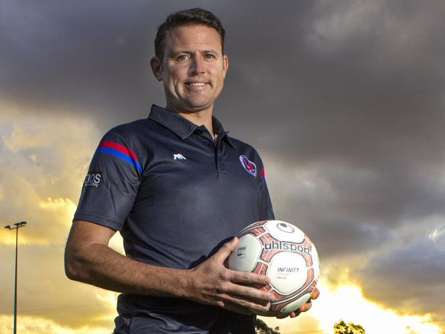 Nerang's incoming Gold Coast Premier League football coach Lee Vernon. Picture: Luke Sorensen