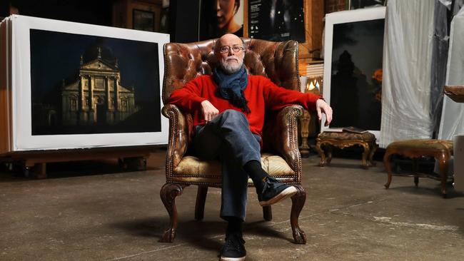 Photographer Bill Henson in his Northcote studio. Picture: Aaron Francis