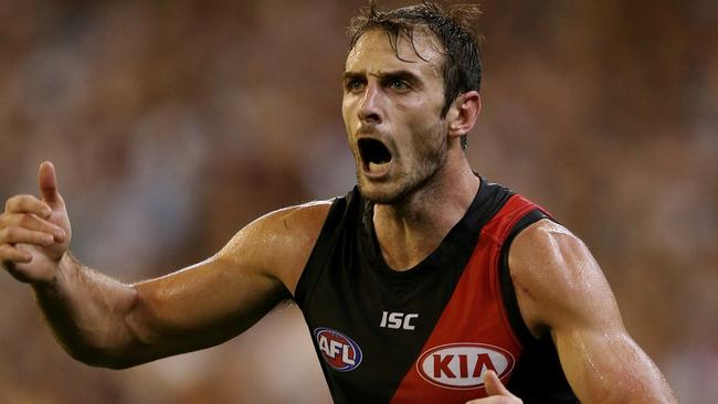 Jobe Watson doesn’t look the same player he once was. Picture: Wayne Ludbey