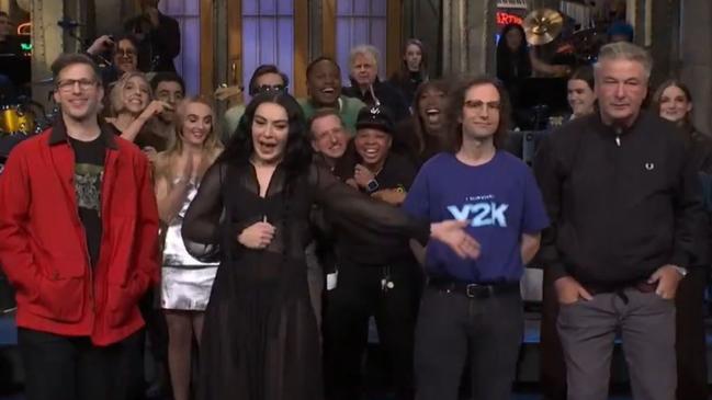 Alec Baldwin suffered the embarrassing TV mishap on SNL as Charli XCX hosted the show over the weekend.