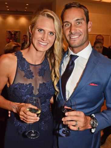 Harriet Brown and Matt Poole at Gold Coast Sports Awards dinner at QT Resort, Surfers Paradise. Picture: Regina King