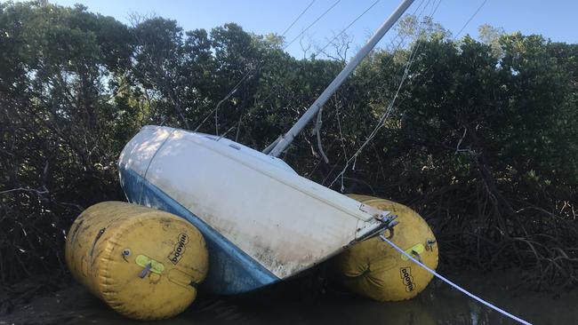 Everything from small yachts to fishing vessels of up to 30m have been found wrecked. Picture: QLD Government