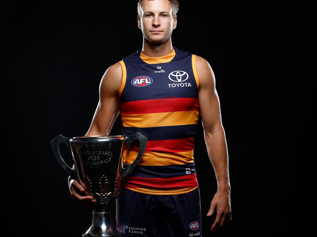 Crows skipper Jordan Dawson expects his side to start the season more focused. Picture: Michael Willson/AFL Photos via Getty Images