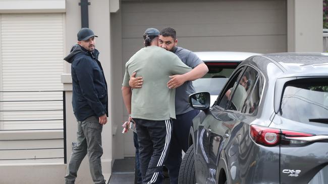 Guests arriving for the wedding the day after Semi Ngata was shot.