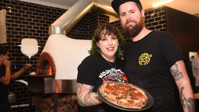 Number 1: Shelley Scott and Michael Craig from Red Sparrow Pizza, Collingwood and Prahran. Picture: Josie Hayden