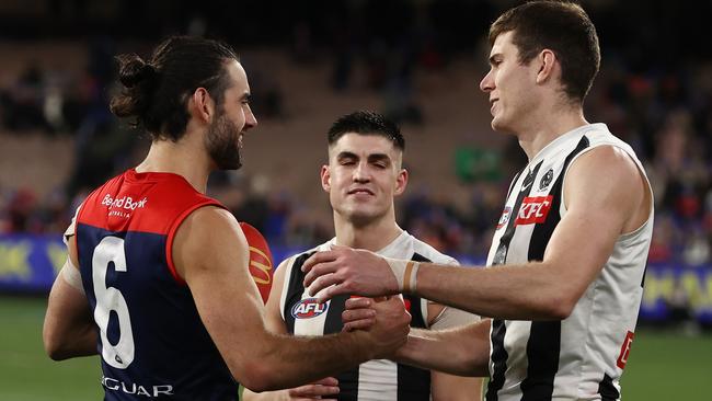 The heartbreaking decision to trade Brodie Grundy has set Collingwood up again. Picture: Michael Klein.