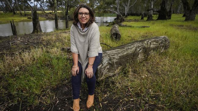 Simone Dudley of Deniliquin is co-founder of Therapy Connect. Picture: Brad Newman.