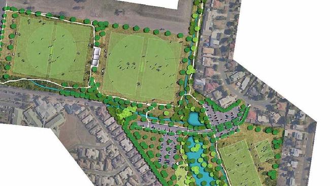 Council’s preliminary draft master plan for Jim Donald Parklands creates a major new family precinct.