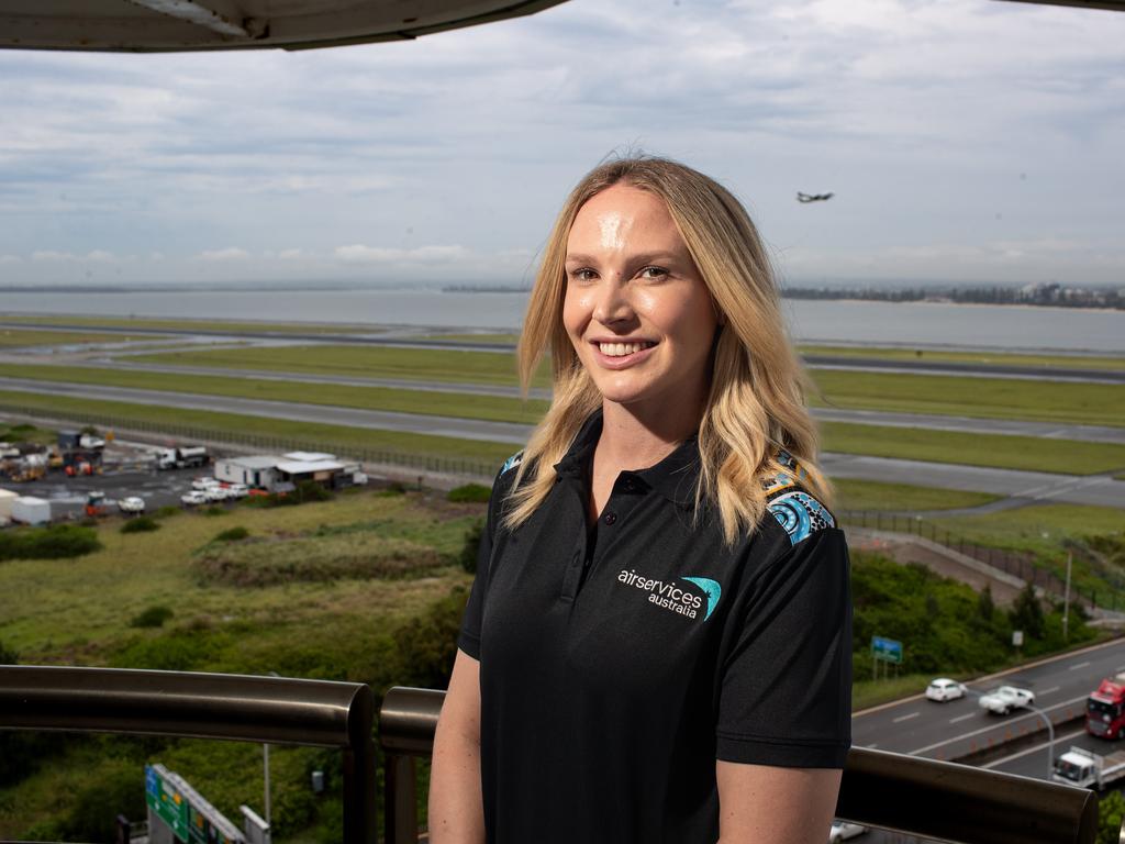 Air Traffic Controller and Shift Manager, Claire Bound. Picture: Julian Andrews