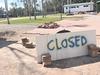 Caravan park rebuild scrapped amid battle for Noel’s millions