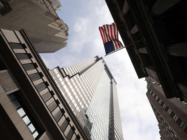 The New York headquarters for Deutsche Bank stands along Wall Street. Picture: AFP