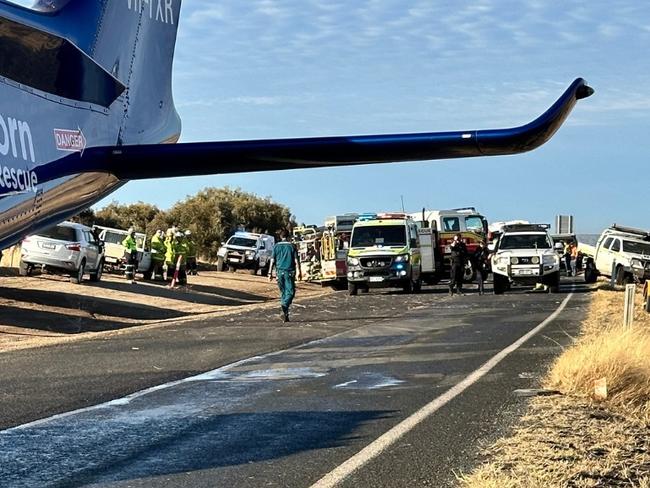 RACQ CapRescue were called to a multi-vehicle crash near Blackwater on Friday morning.