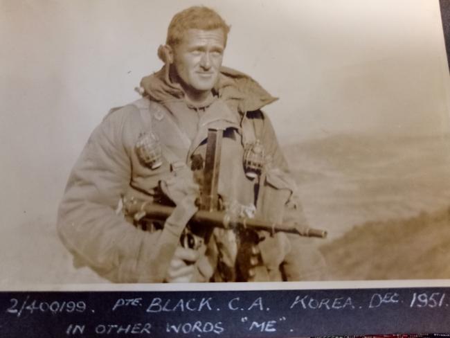 “My father Colin Black.” Picture: Supplied by Melinda Black