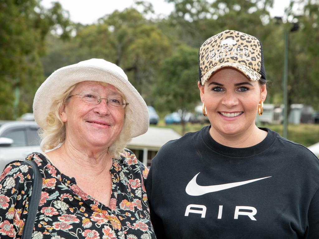 Karen Fiske (left) and Steph Gillam a the Heritage Bank Toowoomba Royal Show.Saturday April 20th, 2024 Picture: Bev Lacey