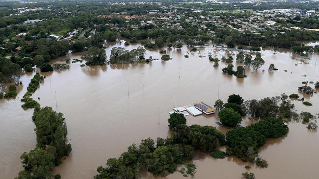 Houses in some parts of Logan were inundated after a rain bomb in February and March 2022. PHOTO: Adam Head