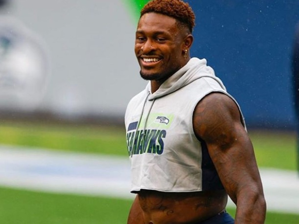 Pete Carroll & D.K. Metcalf Go Shirtless