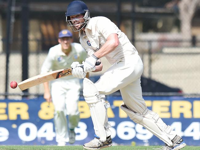 James Dickinson hit a crucial half-century for Plenty Valley. Picture: Josie Hayden