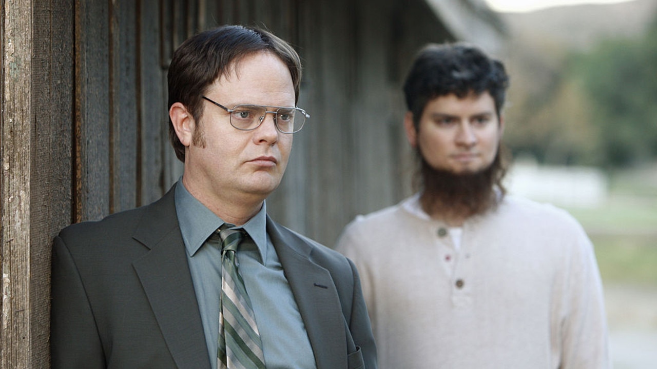 In addition to writing for The Office US, Mike Schur also had the onscreen role of Dwight’s mercurial cousin Mose. Picture: Trae Patton/NBCU Photo Bank/NBCUniversal