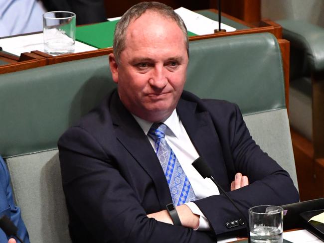 Joyce was not happy after ministers brought up the deal that was made for the tell-all interview. Picture: AAP Image/Mick Tsikas