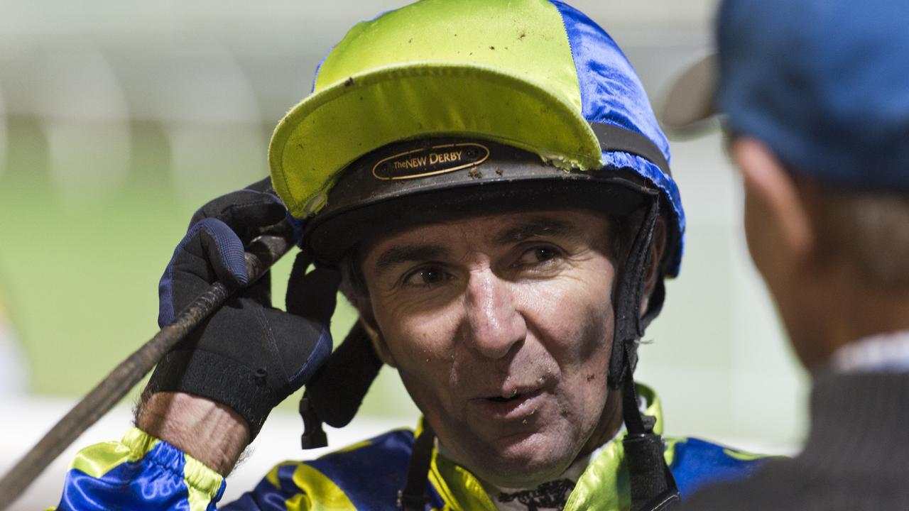 Jockey Darren Jones after winning race two with Free Billy at Clifford Park, Saturday, June 11, 2016. Photo: APN Australian Regional Media.