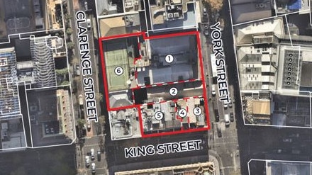 The buildings which would make up the precinct. Picture: Supplied