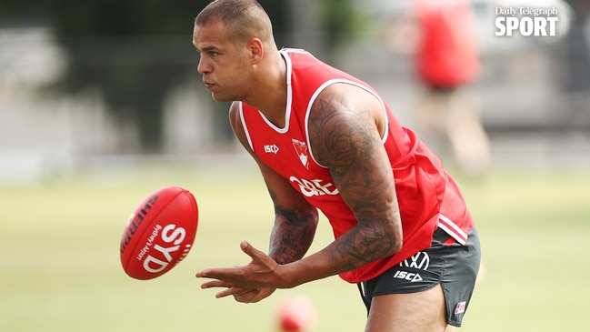 Lance Franklin in shape as Sydney Swans return to training