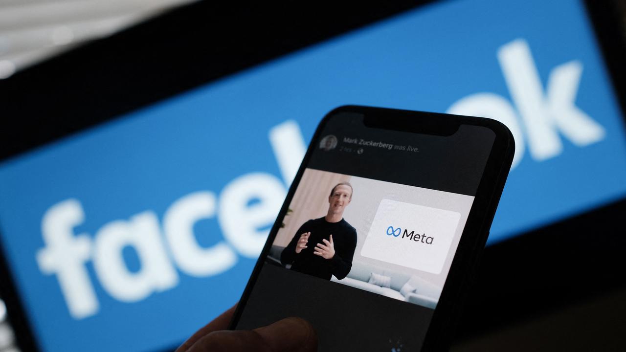 Facebooks’ rebrand to Meta was announced to much fanfare in October 2021. Picture: Chris Delmas/AFP