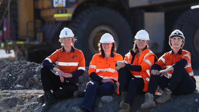 Workers at Rix's Creek Mine. Picture: Rohan Kelly