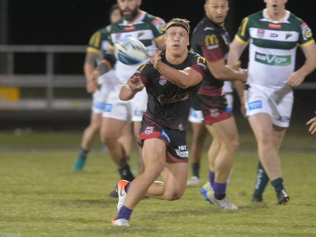 Cotter in action for the Cutters.