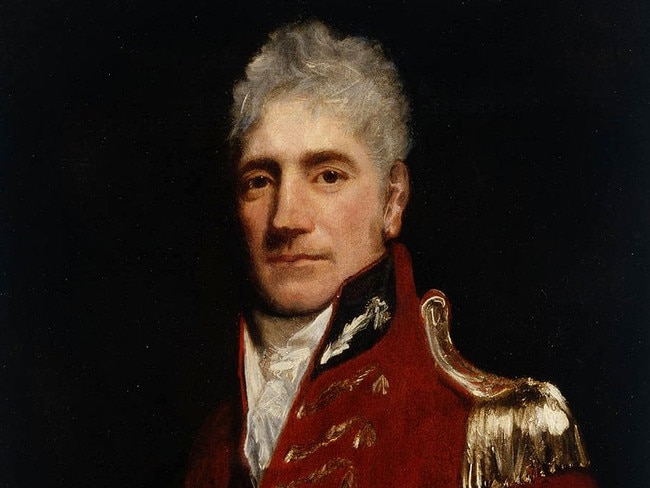 Governor Lachlan Macquarie.