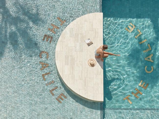 The Calile Hotel's pastel pool is a favourite. Picture: Sean Fennessy