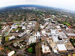 PEOPLE'S PLAN IMAGES Blacktown City towards Sydney - Sydney urban sprawl aerial photographs.