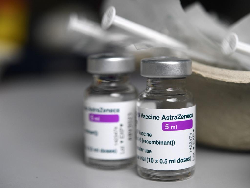 Empty vials of the Astra-Zeneca vaccine. Picture: Fred Tanneau/AFP