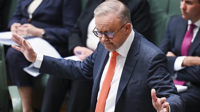 The Prime Minister, Anthony Albanese is now facing political challenges across multiple fronts. Picture: NCA NewsWire / Martin Ollman