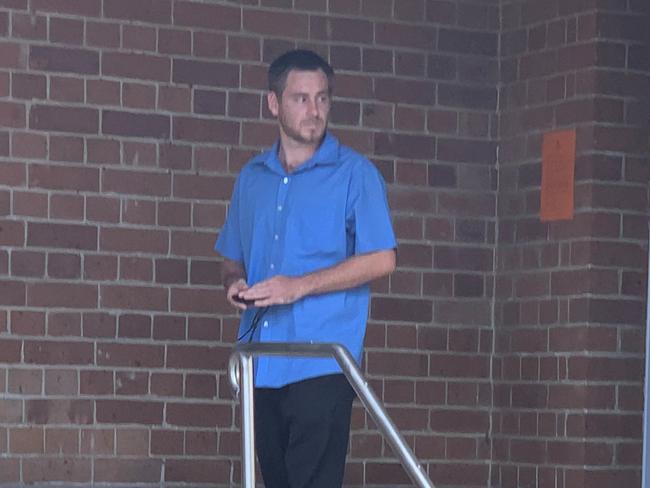 Brady Kent Lee Middleton leaves Murwillumbah Courthouse.