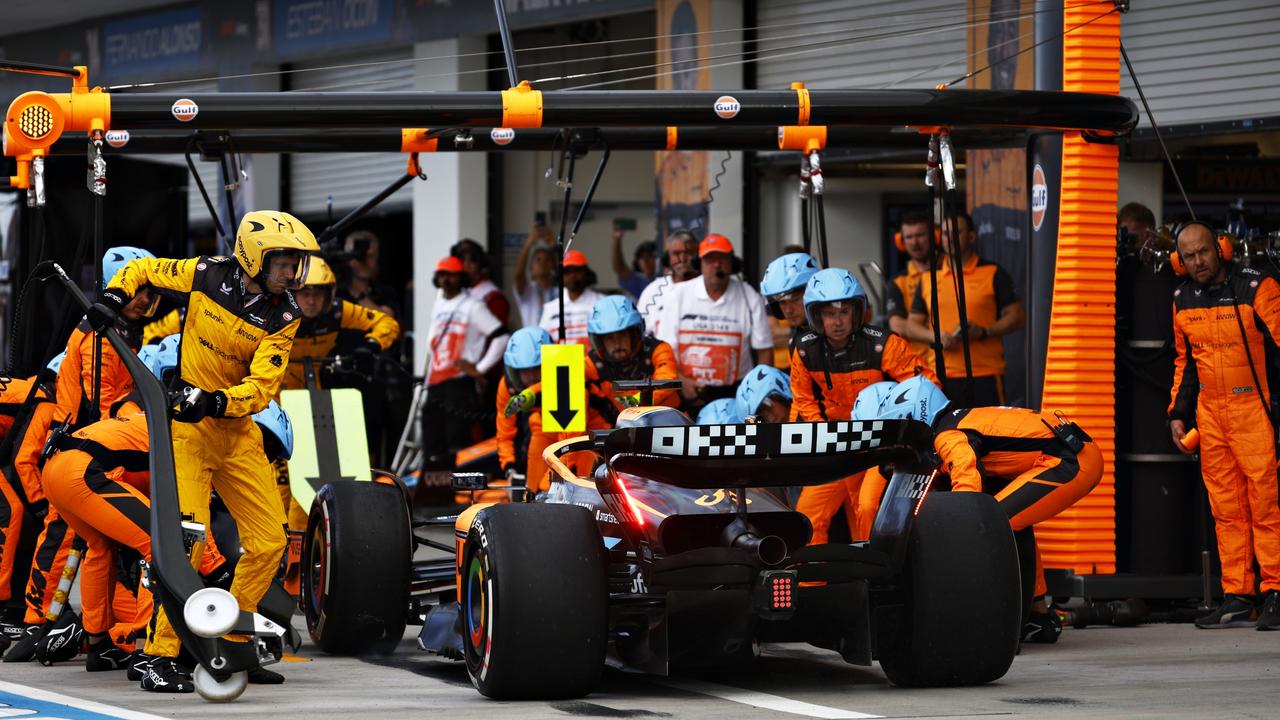 McLaren’s tyre strategy for Daniel Ricciardo was questionable. (Photo by Jared C. Tilton/Getty Images)